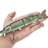 Segements Pike Fishing Lure Swim Crank