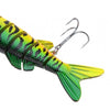 Segements Pike Fishing Lure Swim Crank