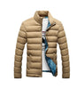 Winter Jacket Cotton Blend Coats Zipper