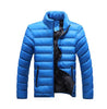 Winter Jacket Cotton Blend Coats Zipper