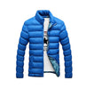 Winter Jacket Cotton Blend Coats Zipper