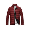 Winter Jacket Cotton Blend Coats Zipper